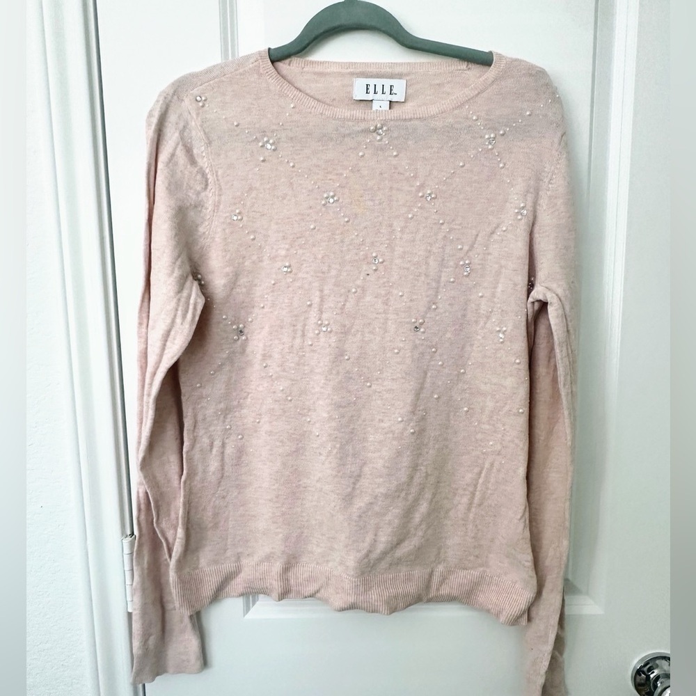 Elle Soft Pink Knit Top